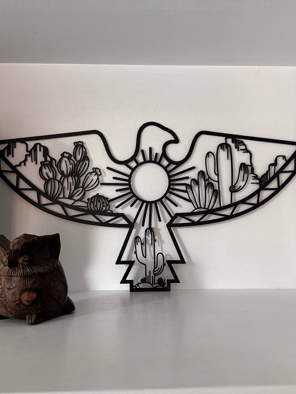 Southwestern / Native American Thunderbird Eagle (Metal Decoration)